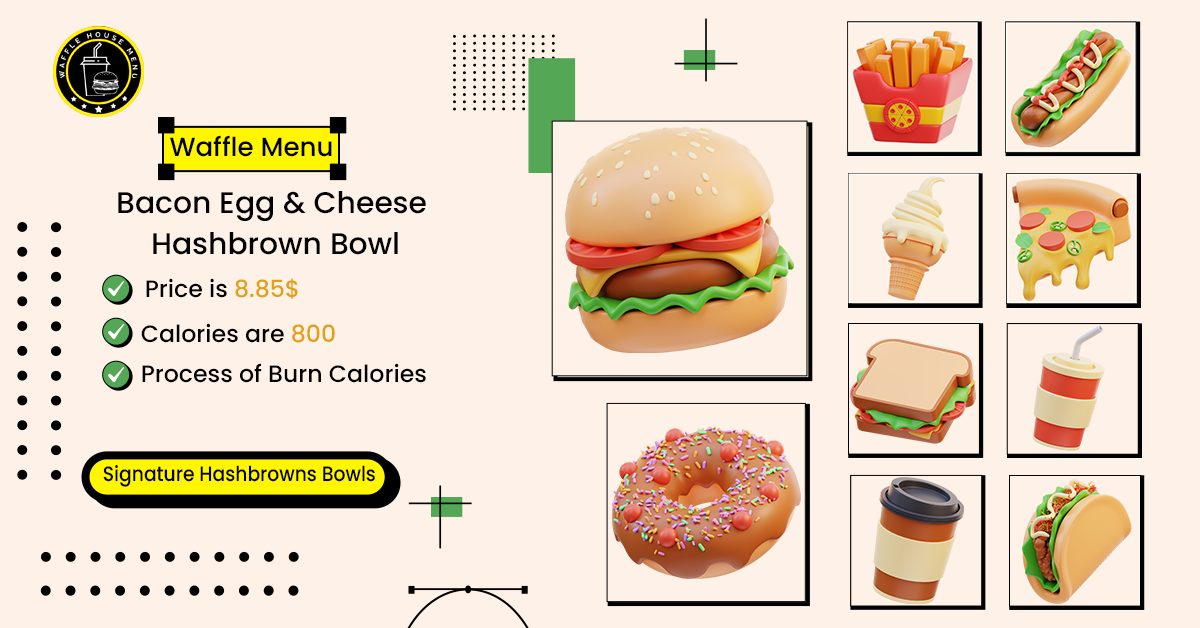 Bacon Egg & Cheese Hashbrown Bowl